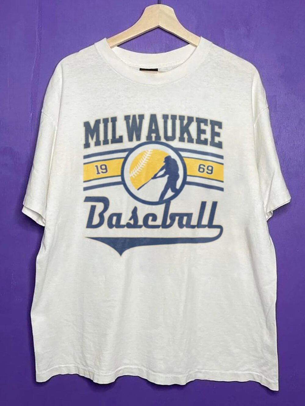 Vintage Milwaukee Brewer Crewneck Shirt, Brewers Baseball EST 1969 Shirt Tee